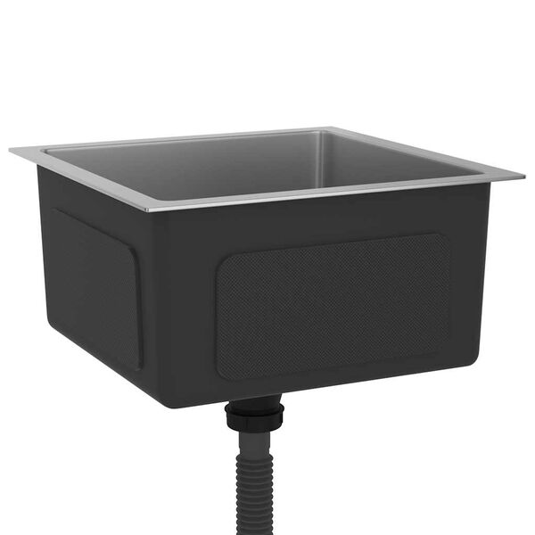 vidaXL Ručno rađeni kuhinjski sudoper od nehrđajućeg čelika