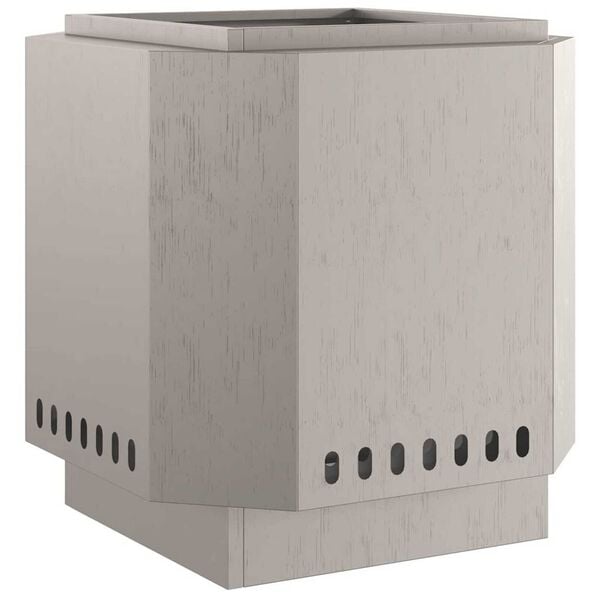 vidaXL Oganj bez dima Smeđa 48 x 48 x 51 cm Čelik