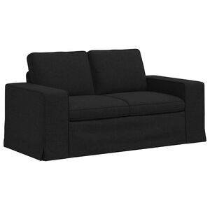 vidaXL Sofa Crna 162 x 80 x 82 cm tkanina