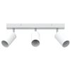 vidaXL Stropni reflektor s reflektorima Bijela 38 x 6 x 16 cm Metal