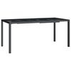 vidaXL Vrtni stol antracit 165x80x72 cm čelični