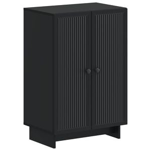 vidaXL Ormar za cipele EDE 59,5 x 39,5 x 90 cm Konstruirano drvo Crna