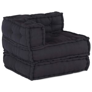 vidaXL Modularna sofa Tkanina Antracit 210 x 140 x 56 cm