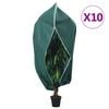 vidaXL Navlake za biljke od flisa s patentom 10 kom 70 g/m&sup2; 1,55x1,55m