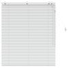 vidaXL Venecijanska roleta Bijela 110 x 130 cm 35 mm