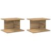 vidaXL Noćni ormarić 2 pcs Umjetnički hrast 40 x 30 x 25 cm
