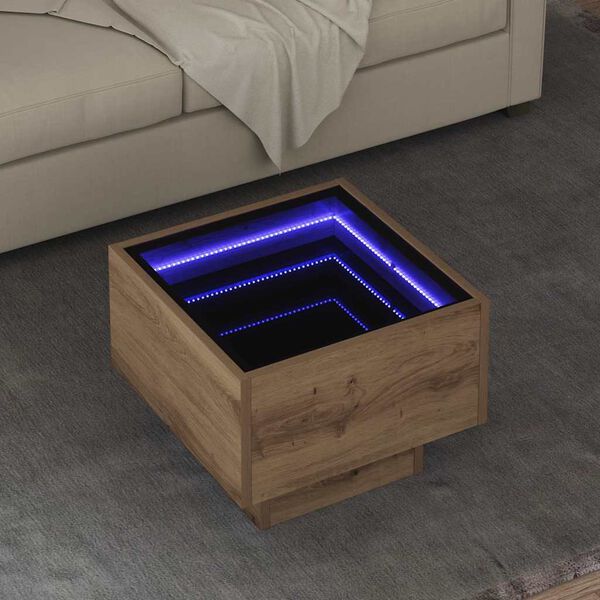 vidaXL Bocni stol hrast artisan 40 x 40 x 30 cm Konstruirano drvo