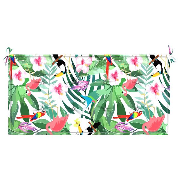 vidaXL Jastuk za vrtnu klupu višebojni 120x50x4 cm tkanina Oxford