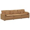 vidaXL Modularna sofa s jastucima bež boje