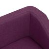 vidaXL Sofa za pse bordo 85 x 50 x 39 cm od platna