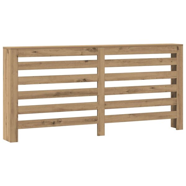 vidaXL Pokrov za radijator boja artisian hrast 175x20x82cm drveni
