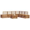 vidaXL Set vanjskih sofa 7 Komad Prirodna Čvrsto drvo akacije