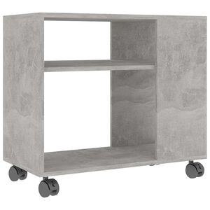 vidaXL Bočni stolić boja betona 70 x 35 x 60,5 cm od konstruiranog drva