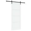 vidaXL Klizna vrata 93 x 232 cm Konstruirano drvo Bijela i crna
