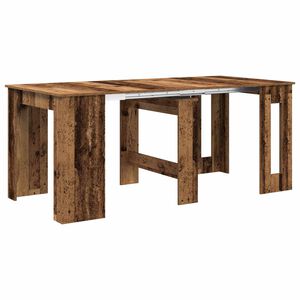 vidaXL Blagovaonski stol 180 x 85 x 75 cm Konstruirano drvo Staro drvo