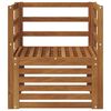 vidaXL Set vanjskih sofa Prirodna 67 x 63 x 73 cm Čvrsto drvo akacije