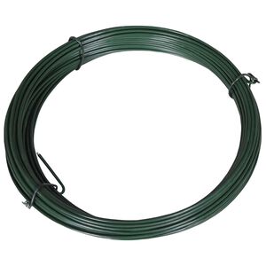 vidaXL Žica za zatezanje ograde 25 m 1,4/2 mm čelična zelena