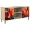 vidaXL TV ormar HEESCH 102 x 33 x 50 cm Sonoma Konstruirano drvo