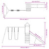 vidaXL Vanjski set za igru od masivnog drva duglazije