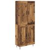 vidaXL Highboard Staro drvo 69,5 x 34 x 180 cm Konstruirano drvo