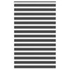 vidaXL Zavjesa zebra crna 140x230 cm &scaron;irina tkanine 135,9 cm poliester