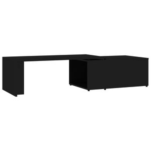 vidaXL Stolić za kavu crni 150 x 50 x 35 cm od konstruiranog drva