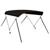vidaXL Tenda bimini s 2 luka crna 180x130x110 cm