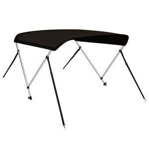 vidaXL Tenda bimini s 2 luka crna 180x130x110 cm