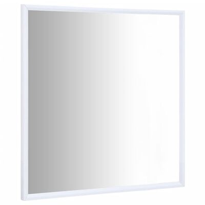 vidaXL Ogledalo bijelo 50 x 50 cm