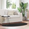 vidaXL Tepih HUARTE Crna 80 x 150 cm Poliester