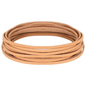 vidaXL Kožni Remen 1 Svijetlosmeđa 200 x 0,3 cm Koža