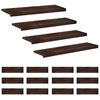 vidaXL Step treads 16 kom. 90 x 30 x 2 cm Tamno smeđa