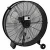 vidaXL Industrijski ventilator s bubnjem 77 cm 187,7 W crni