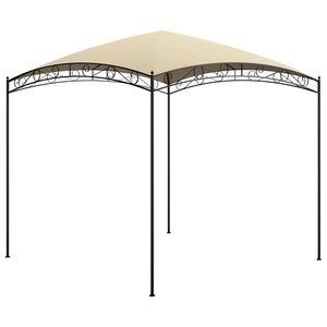 vidaXL Sjenica 3 x 3 x 2,65 m krem 180 g/m&sup2;