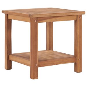vidaXL Stolić za kavu 45 x 45 x 45 cm od masivne tikovine