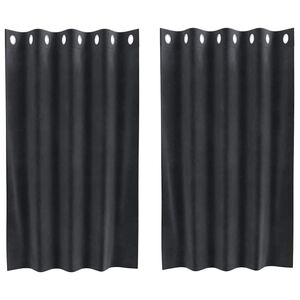 vidaXL Zavjese za zamračivanje 2 kom. Tamnosiva 140 x 140 cm Bar&scaron;un
