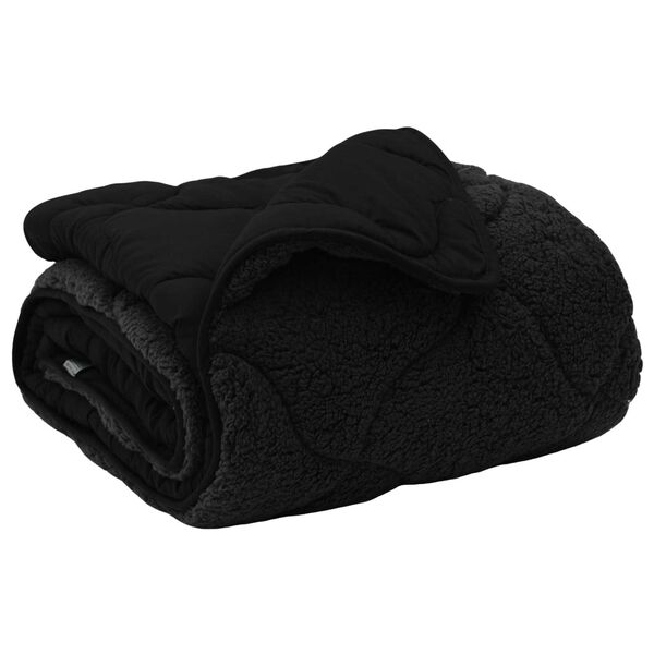 vidaXL Puni pokrivač za cijelu godinu &Scaron;onerisan Crna 200 x 220 cm