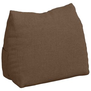 vidaXL Jastuk za leđa Smeđa 45 x 20 x 35 cm tkanina