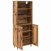 vidaXL Highboard Staro drvo 69,5 x 34 x 180 cm