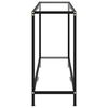 vidaXL Konzolni stol prozirni 140 x 35 x 75 cm od kaljenog stakla
