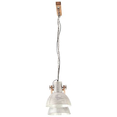 vidaXL Industrijska viseća svjetiljka 25 W srebrna 109 cm E27