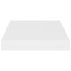 vidaXL Plutajuća zidna polica bijela 23 x 23,5 x 3,8 cm MDF