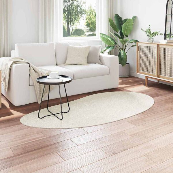 vidaXL Tepisi za područja HUARTE Krema 100 x 200 cm Poliester