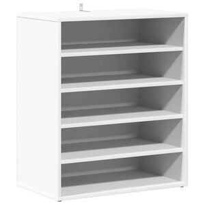 vidaXL Ormarić za cipele bijeli 60 x 35 x 70 cm konstruirano drvo