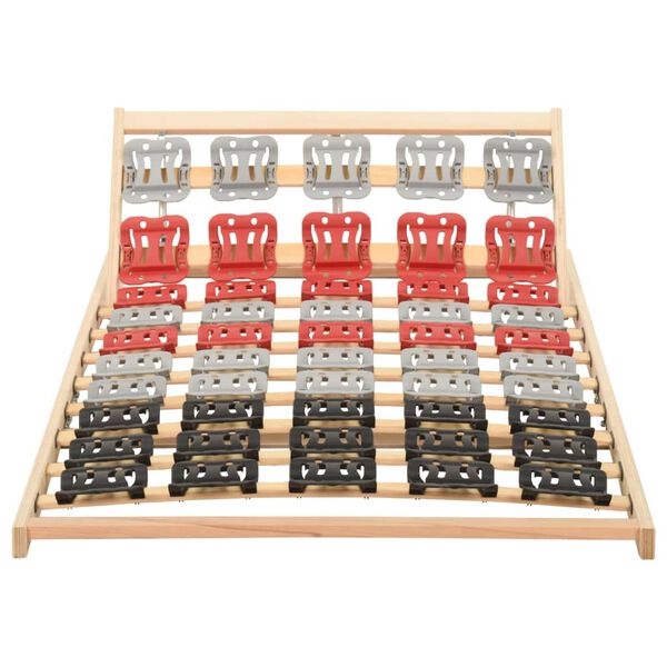 vidaXL Podnica za krevet s 12 letvica i podesivim uzglavljem 80x200 cm