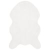 vidaXL Faux Rabbit Fur Rug Olite Bijelo 80 x 120 cm Poliester