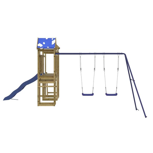 vidaXL Vanjski set za igru od impregnirane borovine