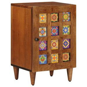 vidaXL Kupaonski ormar s pohranom s vratima Orah 38 x 33 x 58 cm