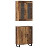 vidaXL Highboard 2 kom. Staro drvo 69,5 x 34 x 180 cm