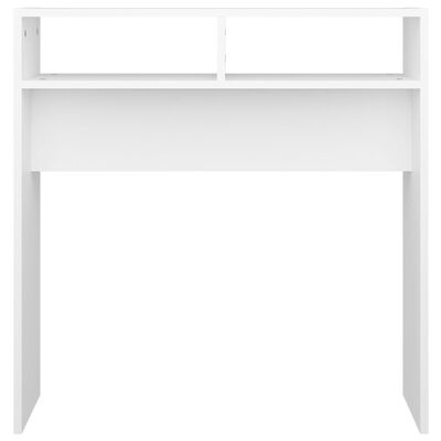 vidaXL Konzolni stol bijeli 78 x 30 x 80 cm od iverice
